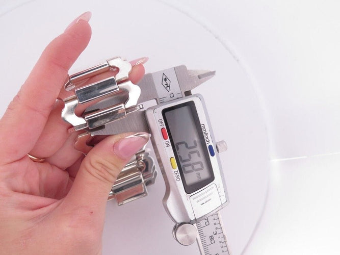 Bracelet vintage bracelet HERMES ondine t 16 cm en argent massif 925 58 Facettes 257680