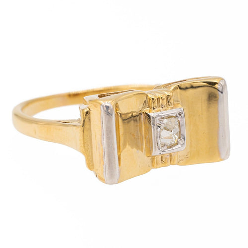 Bague 52 Bague Tank Or jaune Diamant 58 Facettes 2360827CN