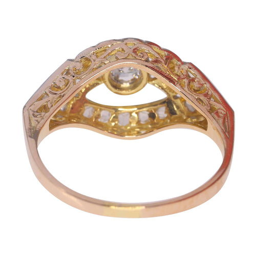 Bague 57 Bague de fiançailles en diamant 58 Facettes 22321-0022