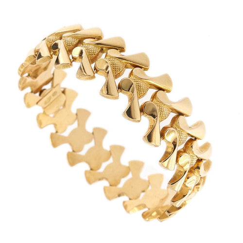 Bracelet Bracelet vintage Or jaune 58 Facettes 29041