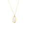 Collier Collier double pendentif ovale 58 Facettes 23921