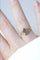 Bague Bague en Or jaune & Saphir Mauve 58 Facettes