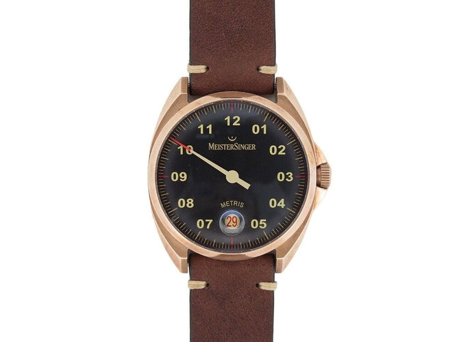 Montre montre MEISTERSINGER bronze metris me917br automatique 38 mm 58 Facettes 251830