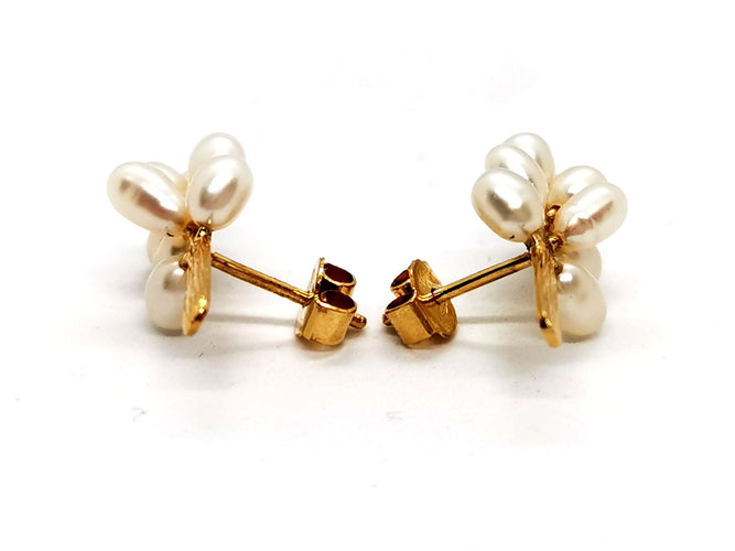 Boucles d'oreilles Boucles d'oreilles Or jaune Perle 58 Facettes 1091907CD