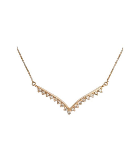 Collier Collier vague diamant 58 Facettes