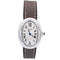 Montre Montre Cartier, "Baignoire", or blanc, cuir. 58 Facettes 32719