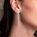 Boucles d'oreilles Boucles d'oreilles Pendantes Or blanc Diamant 58 Facettes 578261CD