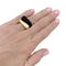 Bague 52 Bagues or jaune et bois. 58 Facettes 32802