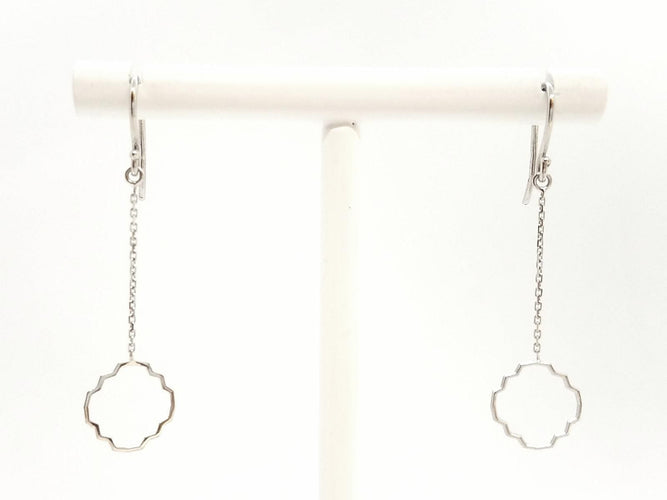 Boucles d'oreilles Boucles d'oreilles Transparence Or blanc 58 Facettes 578918RV