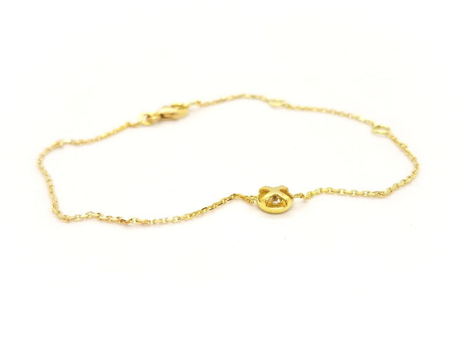 Bracelet Bracelet Or jaune Diamant 58 Facettes 578996RV