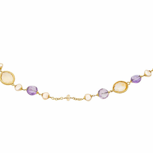 Collier Collier Sautoir Or jaune Citrine 58 Facettes 578630CD