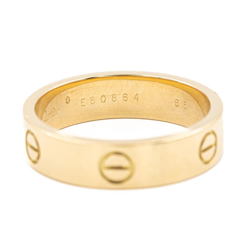 Bague 65 Cartier - Bague Love Or jaune 58 Facettes 2133827CN