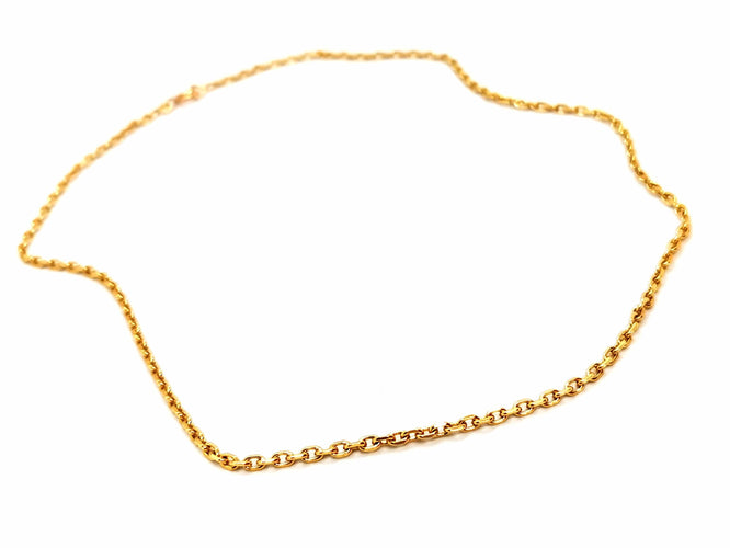 Collier Collier Maille forçat Or jaune 58 Facettes 1610161CN