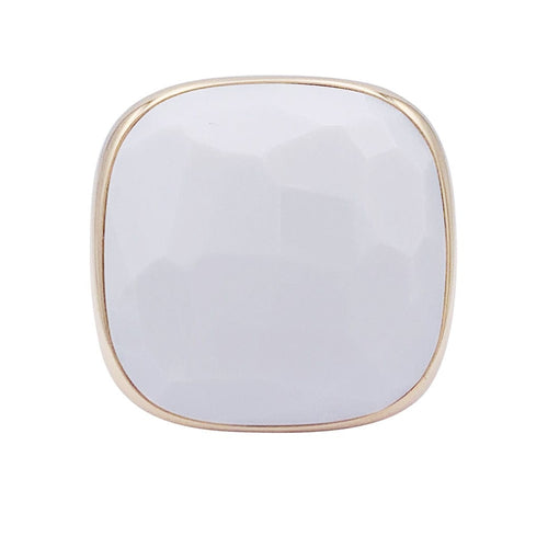 Bague 53 Bague Pomellato, "Victoria", or rose, cacholong. 58 Facettes 33222