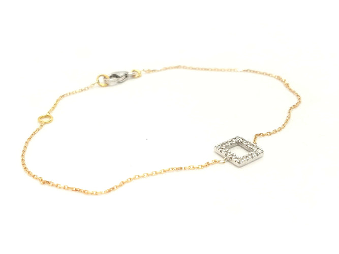 Bracelet Bracelet Graphique Or blanc Diamant 58 Facettes 579181RV