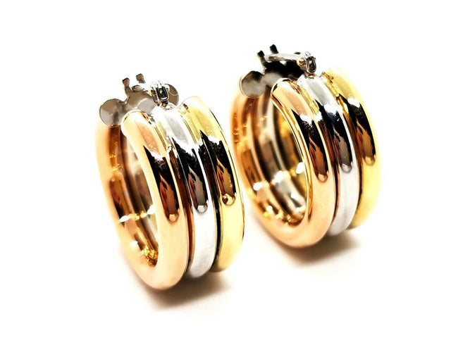 Boucles d'oreilles Boucles d'oreilles Créoles Or blanc 58 Facettes 1751504CN