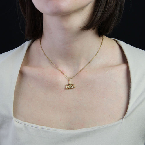 Pendentif Pendentif balance or jaune 58 Facettes CVP92