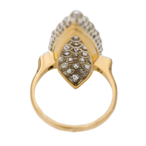 Bague 55 Bague Marquise Or jaune Diamant 58 Facettes 2798154CN