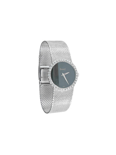 Montre Montre PIAGET Or Blanc Diamants 58 Facettes