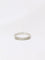 Bague Demi-Alliance or blanc diamants 0,3 ct 58 Facettes J75