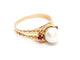 Bague 56 Bague Or jaune Perle 58 Facettes 00320CN