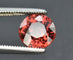 Gemstone Zircon rouge 2.75cts non chauffé 58 Facettes 281
