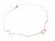 Collier Morganne Bello Collier Coeur Or blanc Quartz 58 Facettes 1626354CN