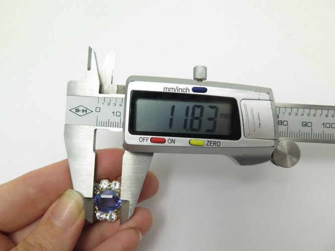 Bague 50 bague marquise taille 48 or jaune 18k sertie saphir 5ct diamants 4ct 58 Facettes 248352