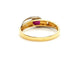 Bague 59 Bague Or jaune Rubis 58 Facettes 06324CD