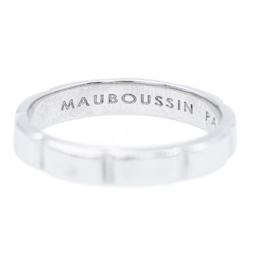 Bague 51 Mauboussin Bague alliance Amour de ma vie Or blanc 58 Facettes 2294644CN