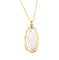 Collier Collier double pendentif ovale 58 Facettes 23921
