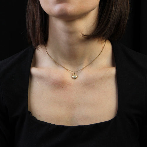 Pendentif Breloque coeur or jaune 58 Facettes CVP99