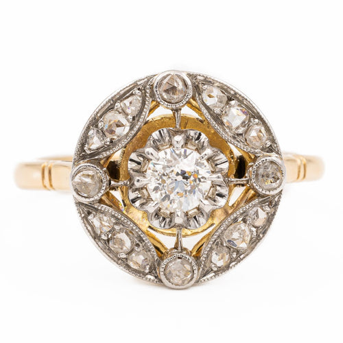 Bague 57 Bague Or blanc Diamant 58 Facettes 2360861CN