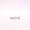 Bague Bague solitaire or blanc diamant serti tension / couteau 58 Facettes