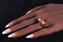 Bague 56 Bague vintage or, rubis 58 Facettes 22349-0250