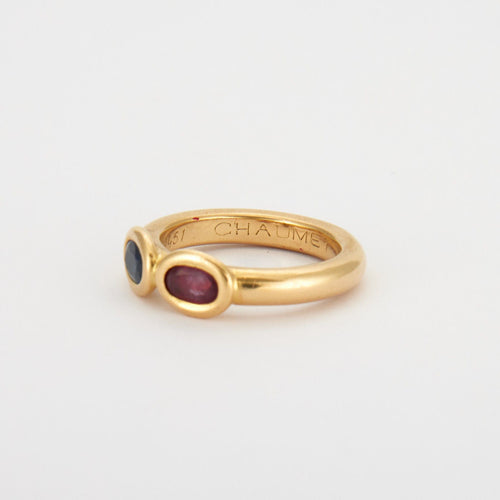 Bague 53 Chaumet - bague rubis, saphir 58 Facettes HS4272