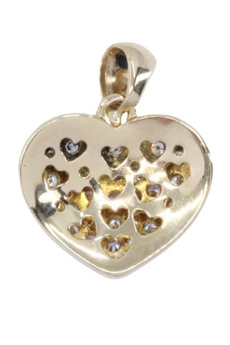 Pendentif PENDENTIF CŒUR DIAMANTS 58 Facettes 067121
