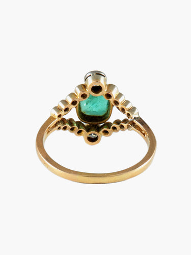 Bague 60 Bague Émeraude Diamants 58 Facettes 1462