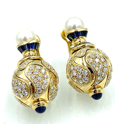 Boucles d'oreilles CHOPARD. Collection Casmir, boucles d’oreilles 58 Facettes