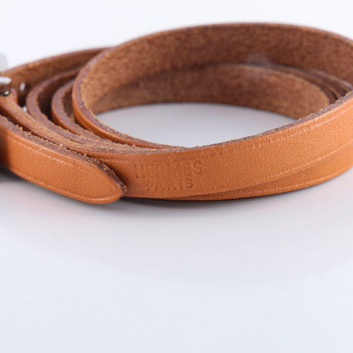 Bracelet Bracelet Hermès Triple Tour Camel et Boucle Plaque Kelly 58 Facettes 515