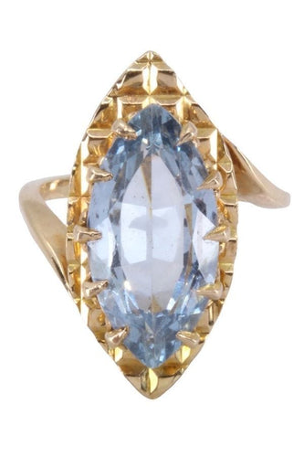 Bague 44 BAGUE MODERNE TOPAZE 58 Facettes 066711