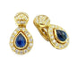 Boucles d'oreilles ADLER - boucles d’oreilles or jaune, saphirs et diamants 58 Facettes