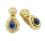Boucles d'oreilles ADLER - boucles d’oreilles or jaune, saphirs et diamants 58 Facettes