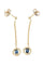 Boucles d'oreilles Boucles d'oreilles pendantes saphirs 58 Facettes 061871