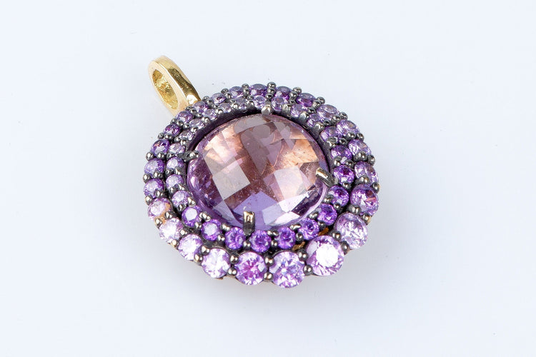 Pendentif Pendentif améthyste en or massif 58 Facettes 111.180847-59