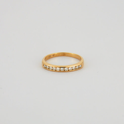 Bague 48 Demie alliance Diamants 0.33ct 58 Facettes EL2-28