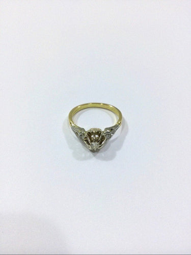 Bague 58 Bague Solitaire Or jaune Diamants 58 Facettes