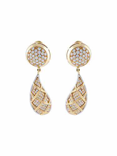 Clip Pendants d'oreilles Clip Diamants 58 Facettes