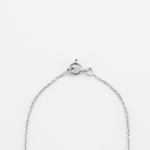 Collier Collier Or blanc Diamants 58 Facettes