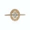 Bague 53 Bague Diamant ovale 0.70ct 58 Facettes 1-1410/1